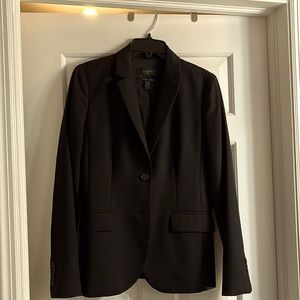 Two button black blazer by J. Crew. A classic!